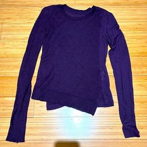 Asymmetrical, mixed media Rag & Bone sweater